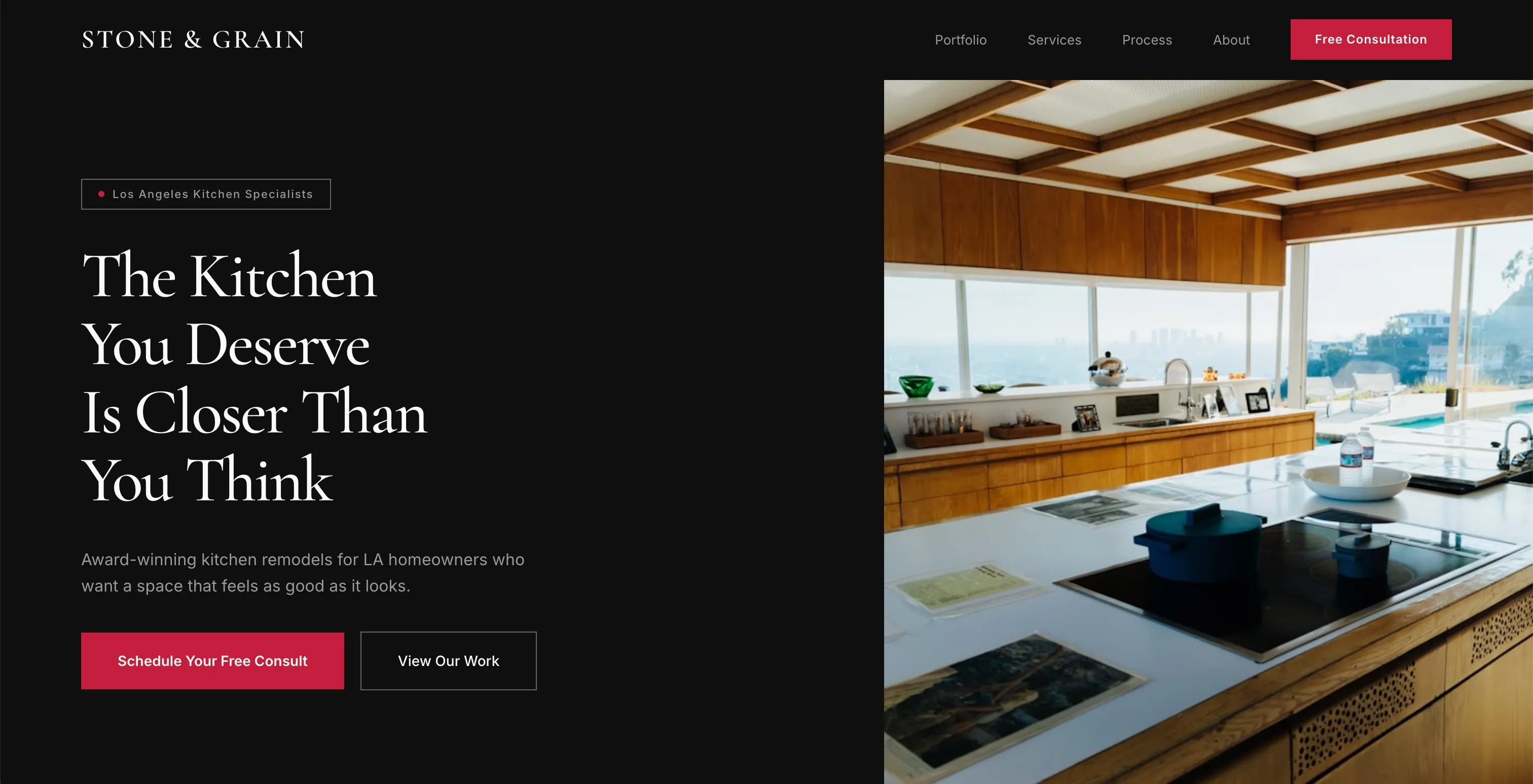 Kitchen remodeling company built to rank and convert.